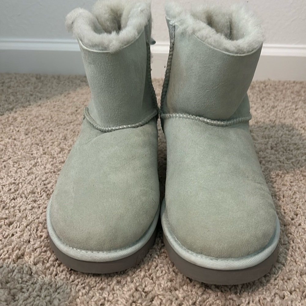 NWOT Limited Edition Light Blue UGG Boots